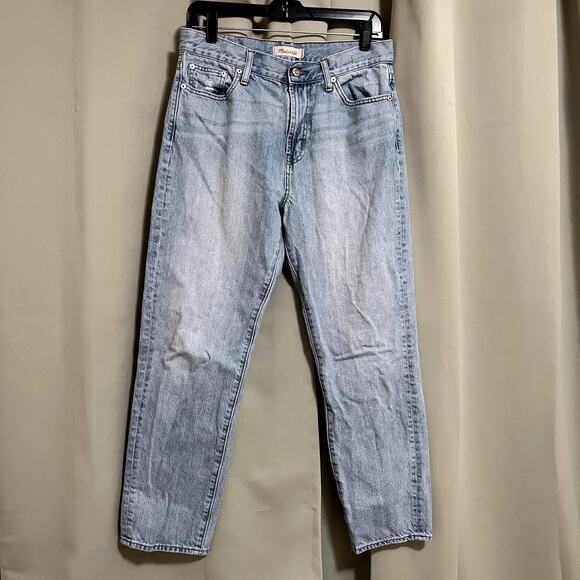 Madewell Light Blue Straight Leg Jeans - Picture 2 of 6